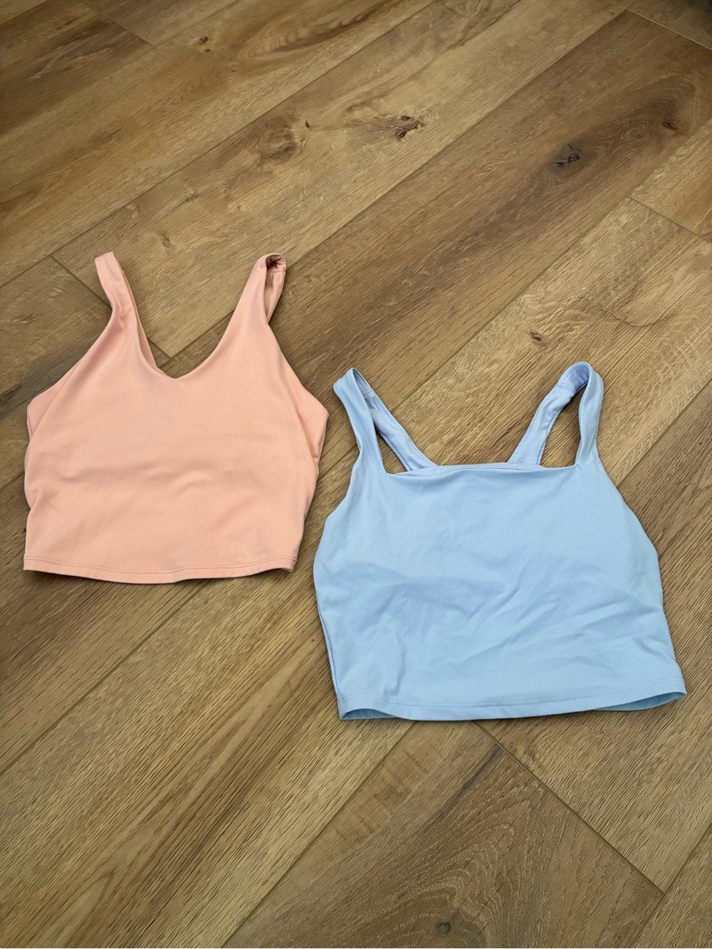 All in motion Women’s Crop Tank Top bundle- Pink and Purple/Blue